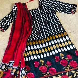 3 piece Indian salwar Kameez